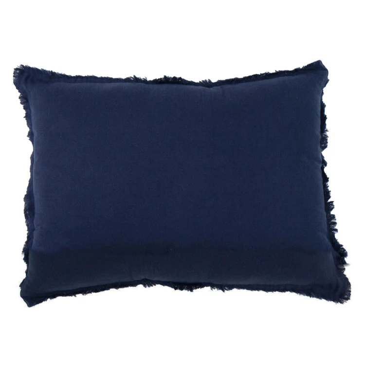 Coussin rectangulaire à franges