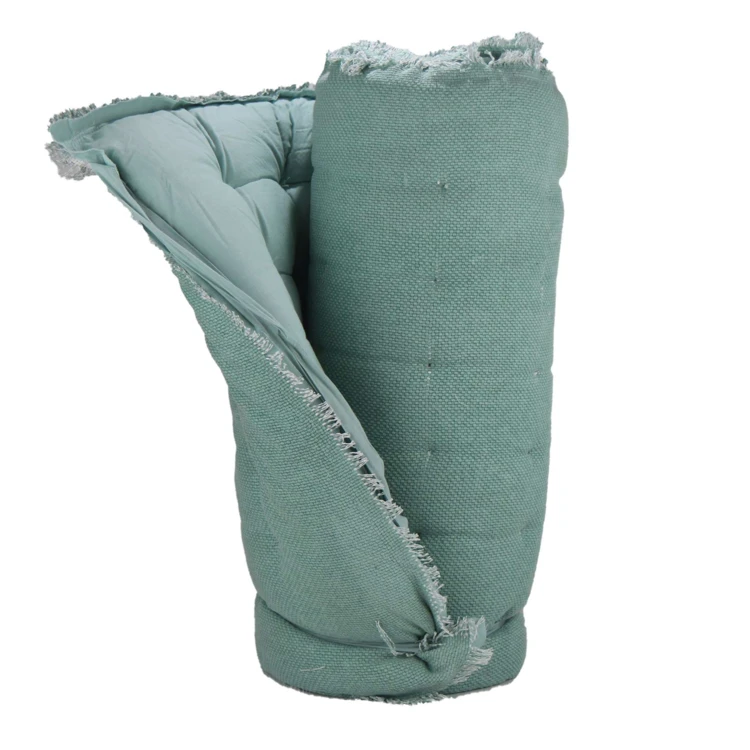 Matelas bain de soleil frangé