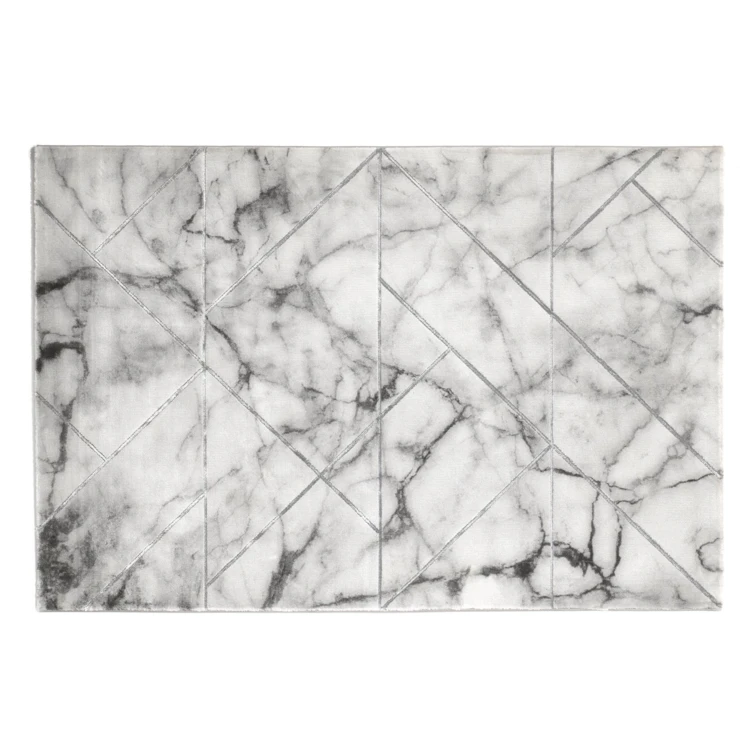 Tapis effet marbre