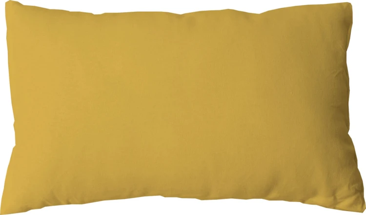 Coussin non déhoussable en coton uni