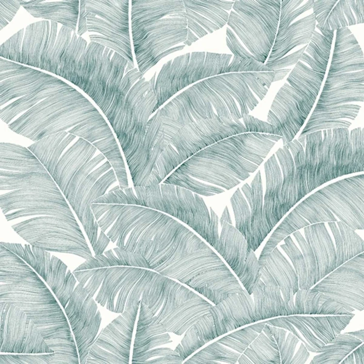 Tissu enduit imprimé feuillages