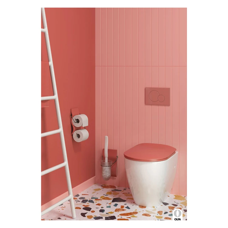 Abattant WC WOOD SLIM Reflet Cuivre - Olfa - Olfa, expert en toilettes