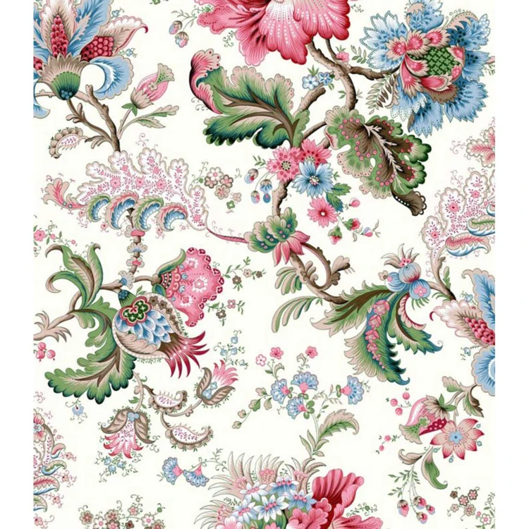 Tissu imprimé flore exotique