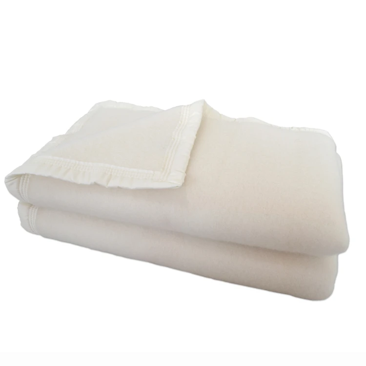 Couverture en 100% pure laine vierge 500g/m²