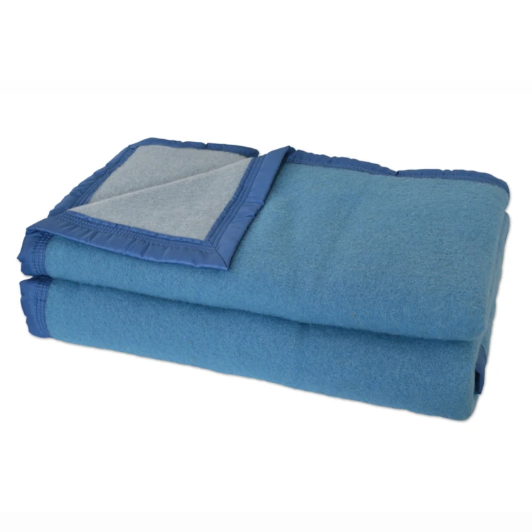 Couverture en 100% pure laine vierge 500g/m²