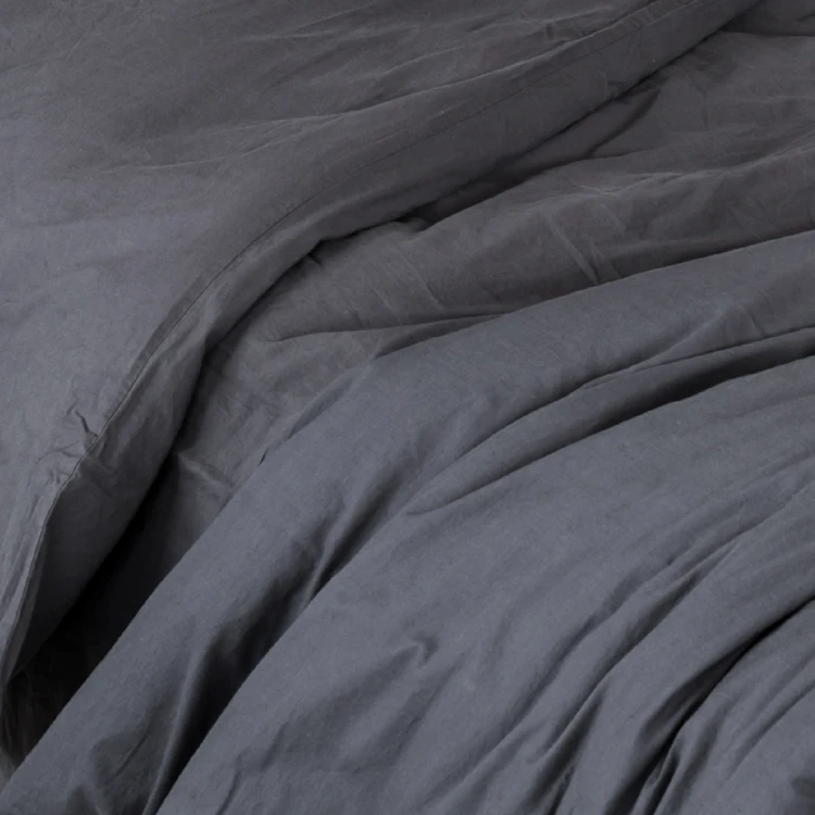 Housse de couette coton Lavé Oekotex