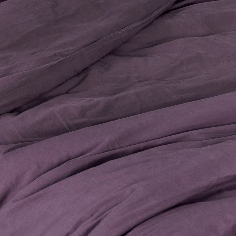 Housse de couette coton Lavé Oekotex