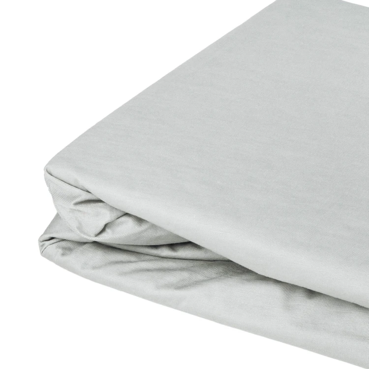 Drap housse élastiqué en 100% coton peigné