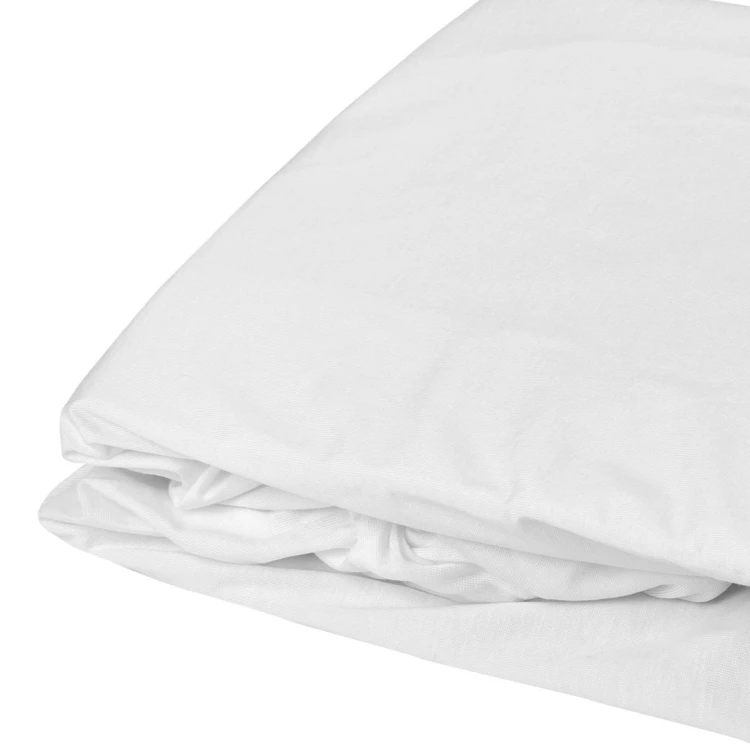 Drap housse élastiqué en 100% coton peigné