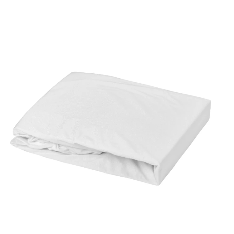 Drap housse élastiqué en 100% coton peigné