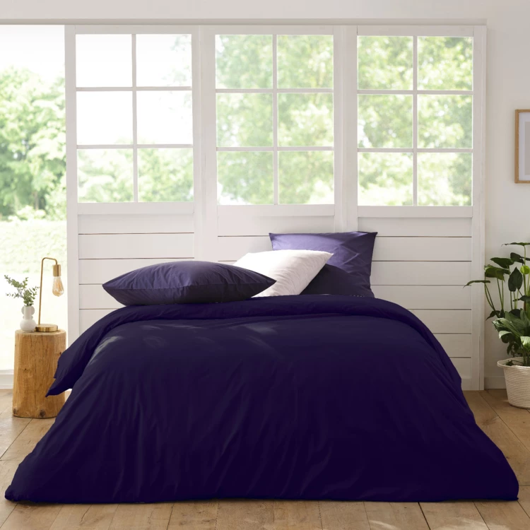 Bettdeckenbezug aus Baumwollperkal