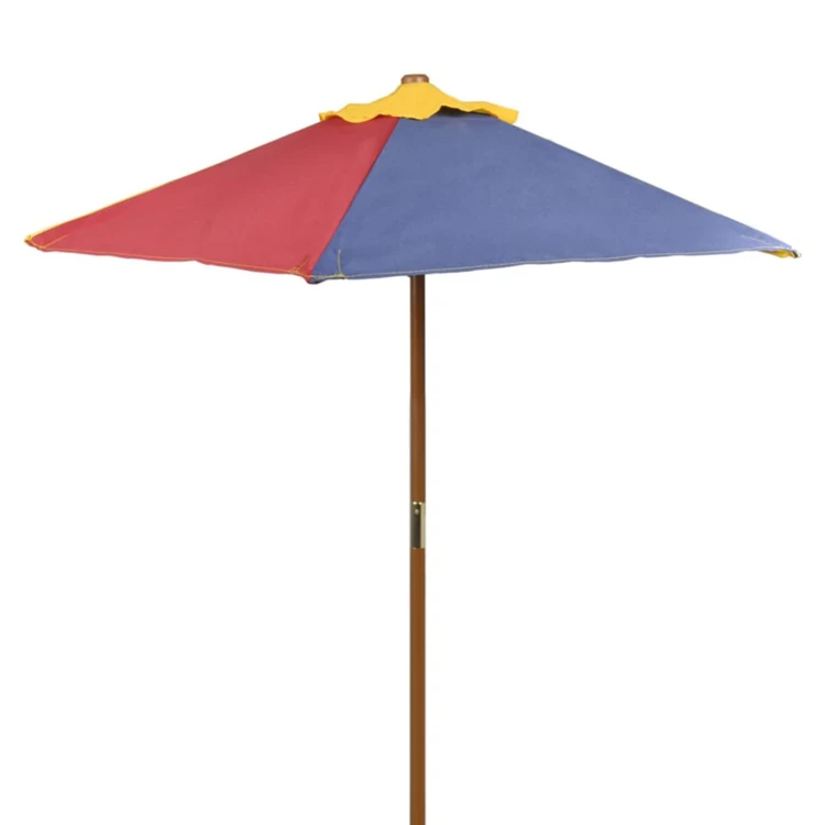 Table et bancs avec parasol pour enfants