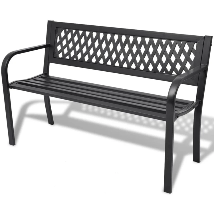 Banc de jardin en acier