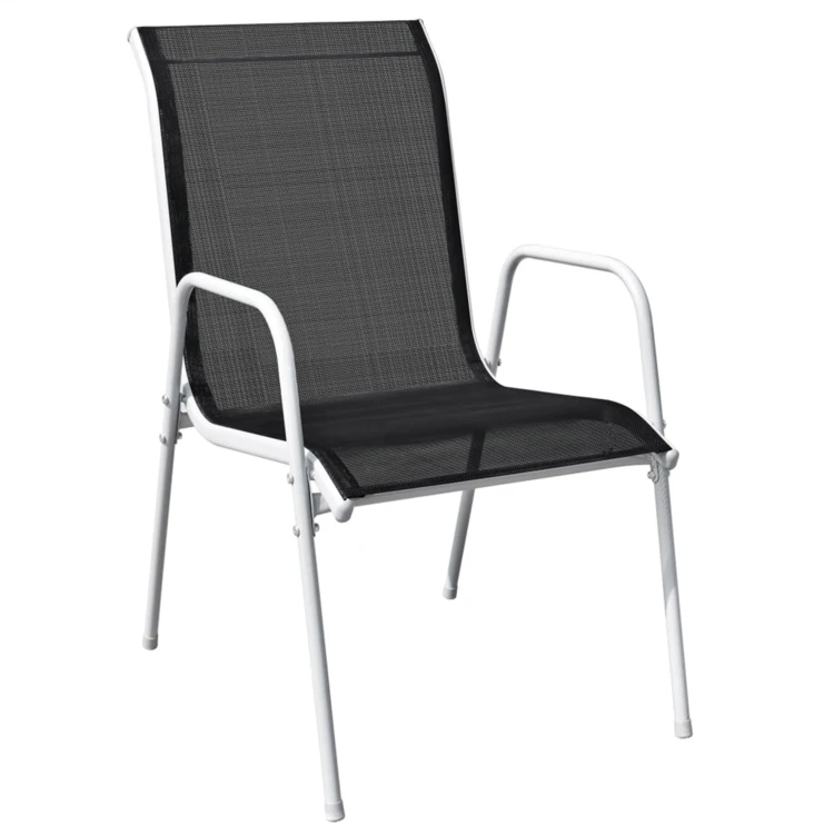 Lot de 6 chaises de jardin empilables