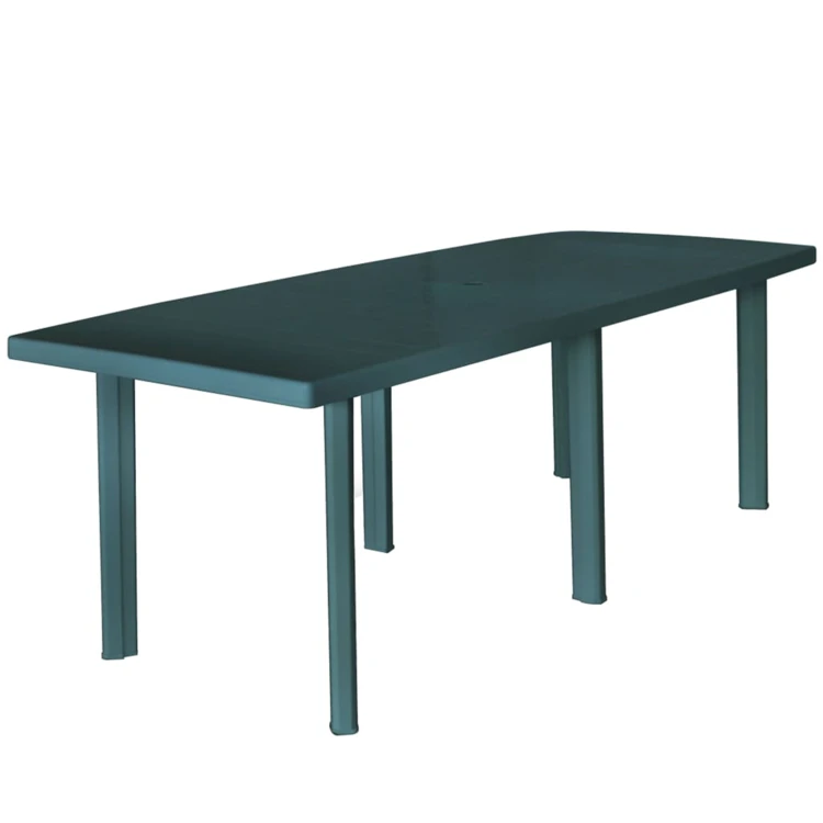 Table de jardin rectangulaire en pvc