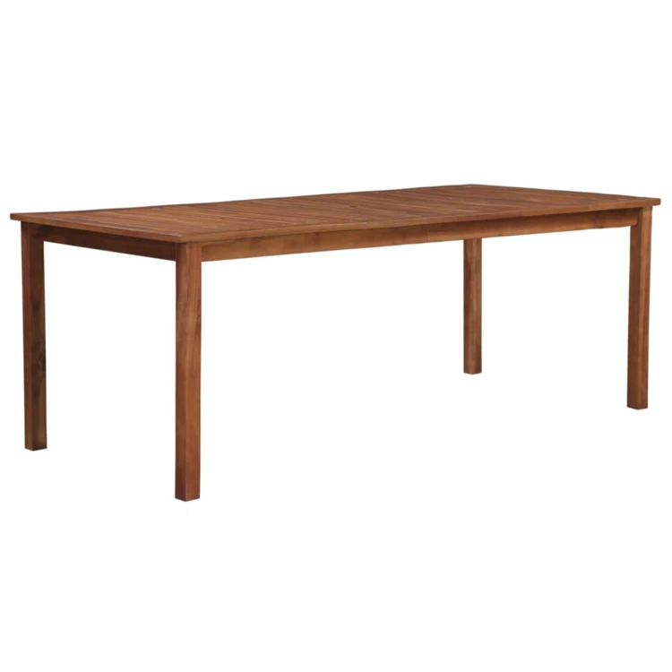 Table de jardin en bois d'acacia