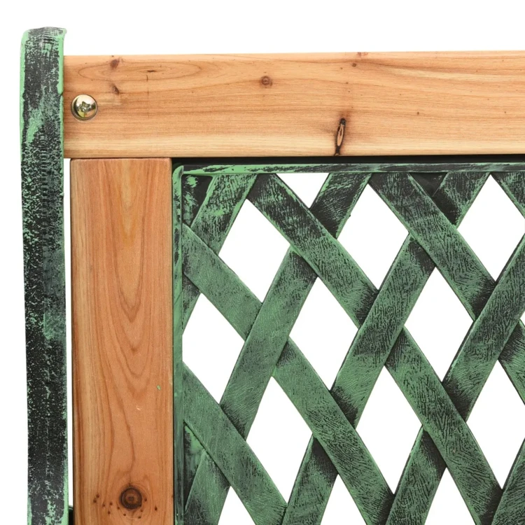 Banc de jardin style vintage