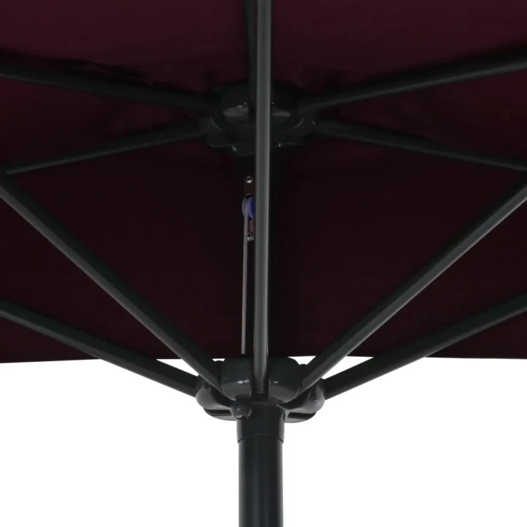 Parasol de balcon mât en aluminium