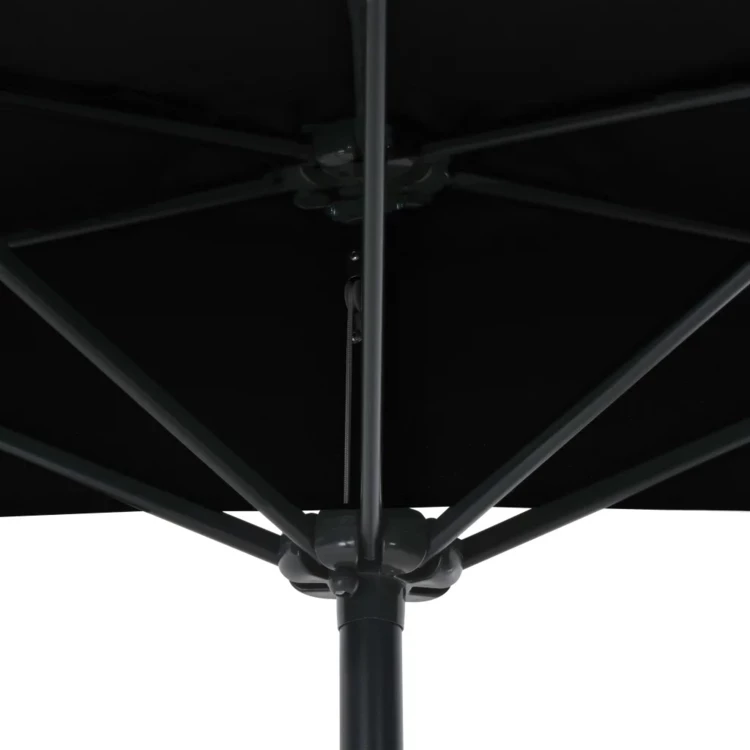 Parasol de balcon mât en aluminium