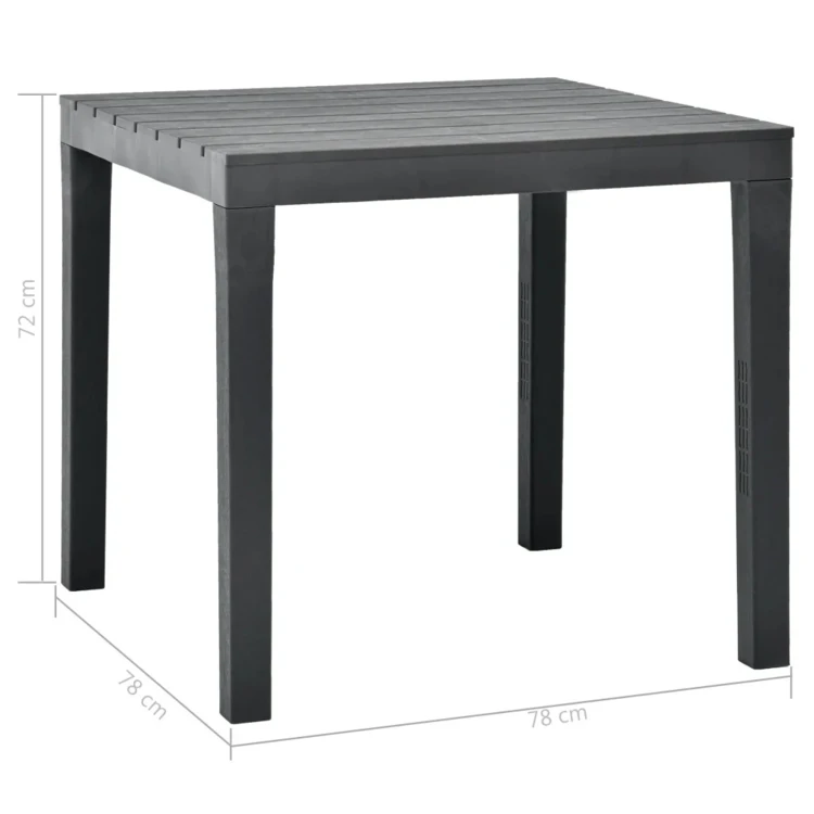 Table de jardin avec 2 bancs