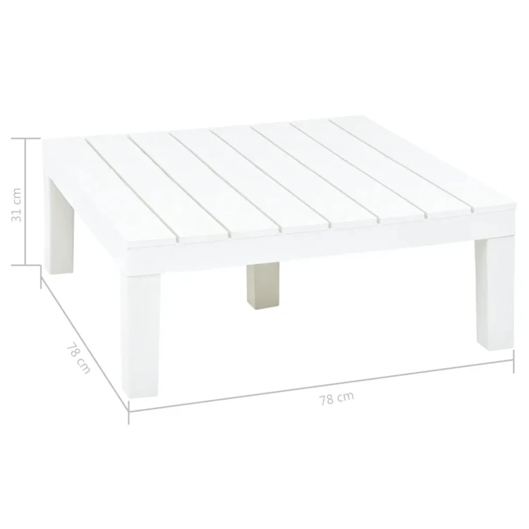 Table basse de jardin durable