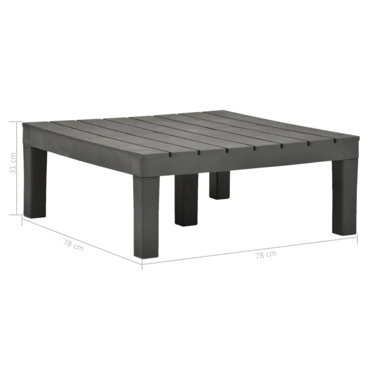 Table basse de jardin durable