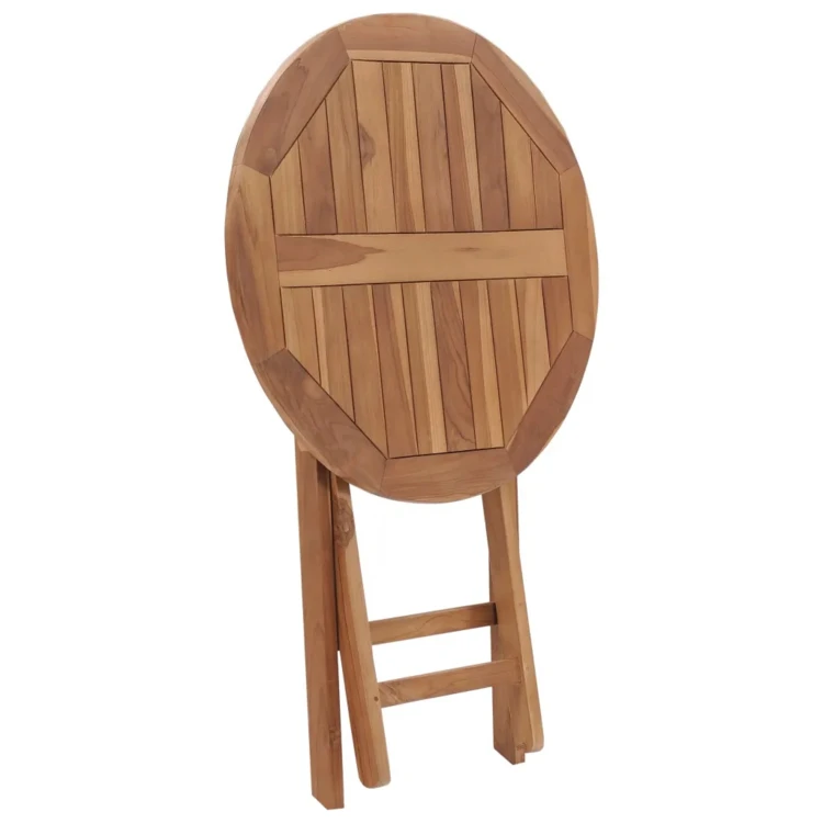 Table pliable de jardin ronde