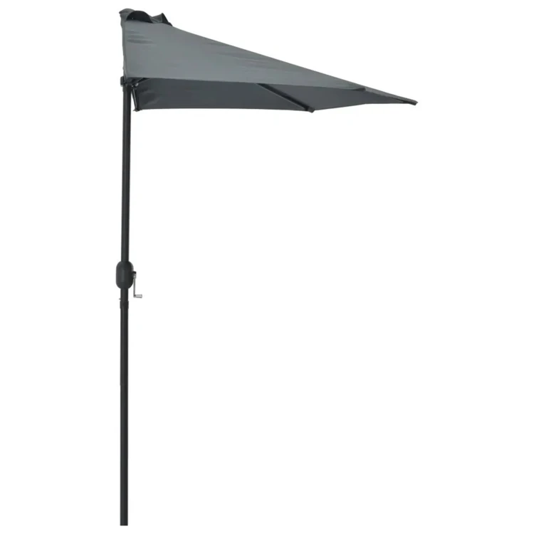 Parasol de balcon avec mât en aluminium