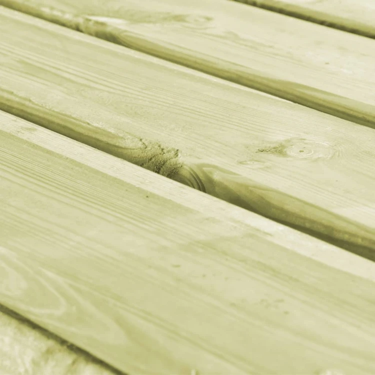 Table de jardin en bois imprégné