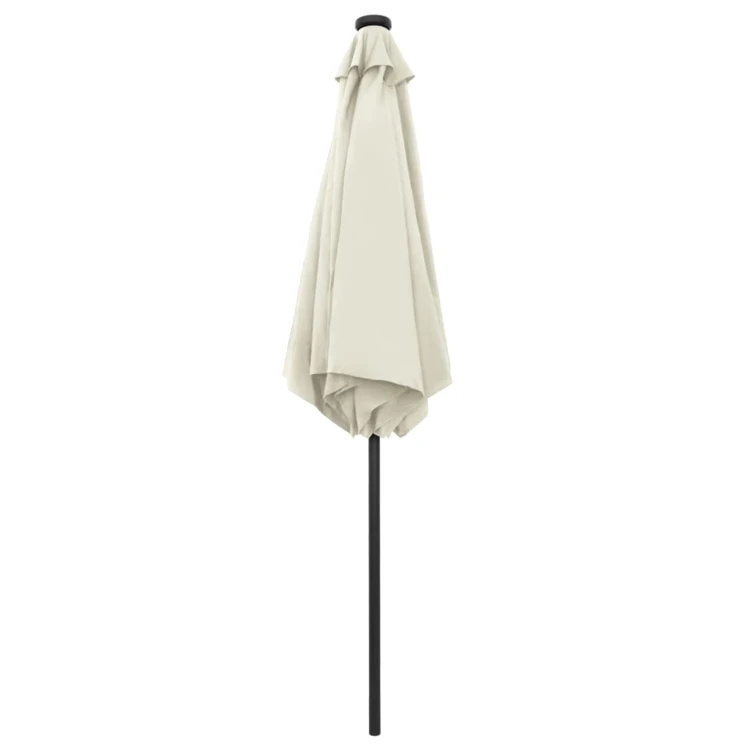 Parasol droit Ø 270 cm avec LED