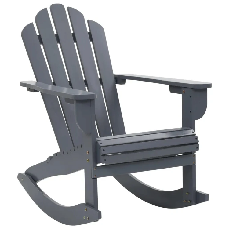 Rocking chair de jardin en bois