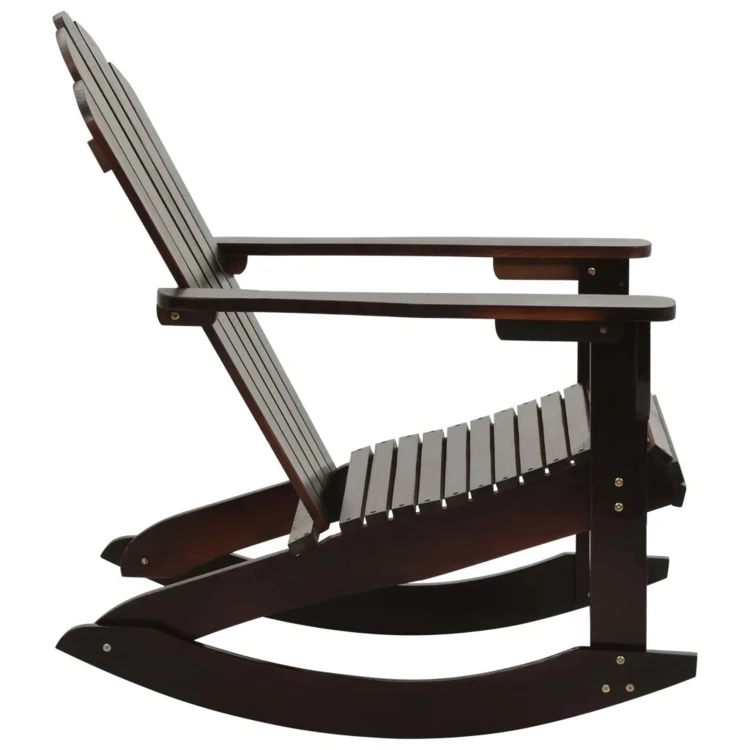 Rocking chair de jardin en bois