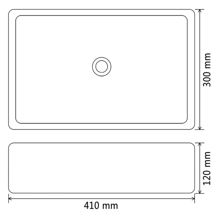 Lavabo tendance et rectangulaire