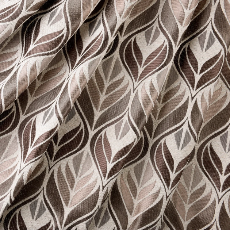 Tissu motif art déco effet velours