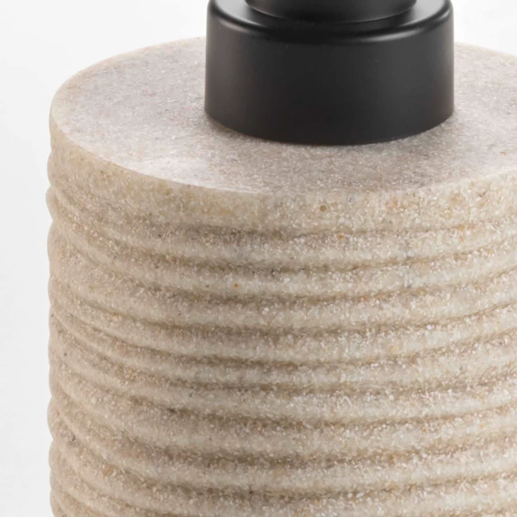 Distributore di sapone da bagno con effetto striato