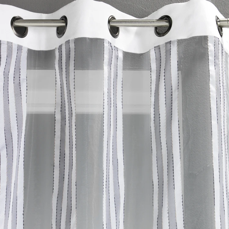 Voilage en Organza Rayures verticales