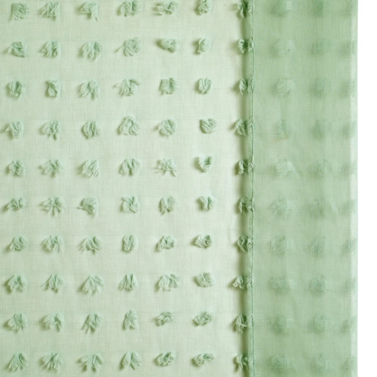 Voilage enfant petits pompons