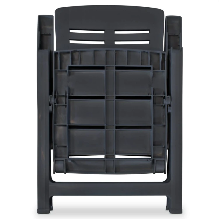 Lot de 2 chaises de jardin inclinables pliables