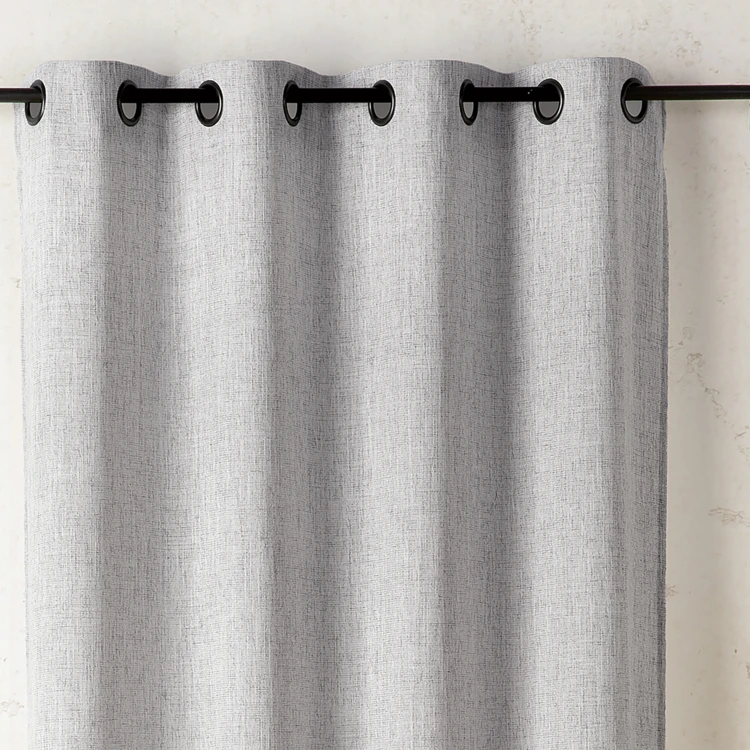 Voilage semi-opaque effet lin