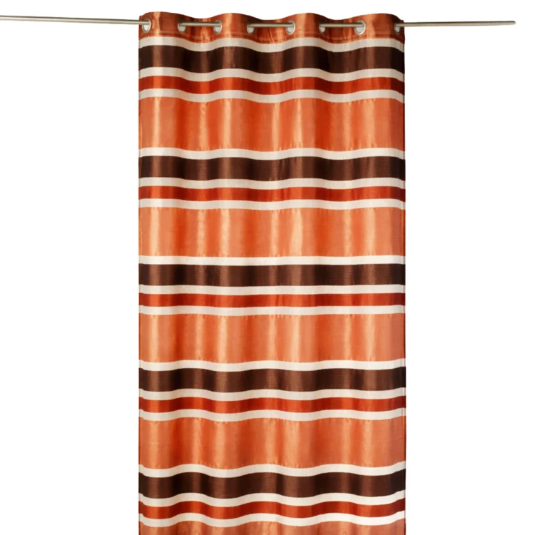 Voilage en Organza rayures horizontales