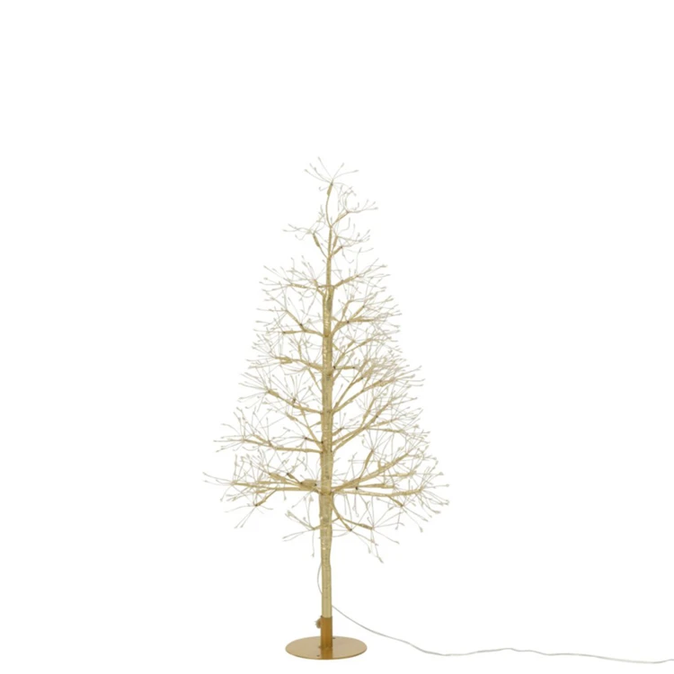 ARBRE LED LUMIÈRES BLANC CHAUD FER NOIR EXTRA LARGE