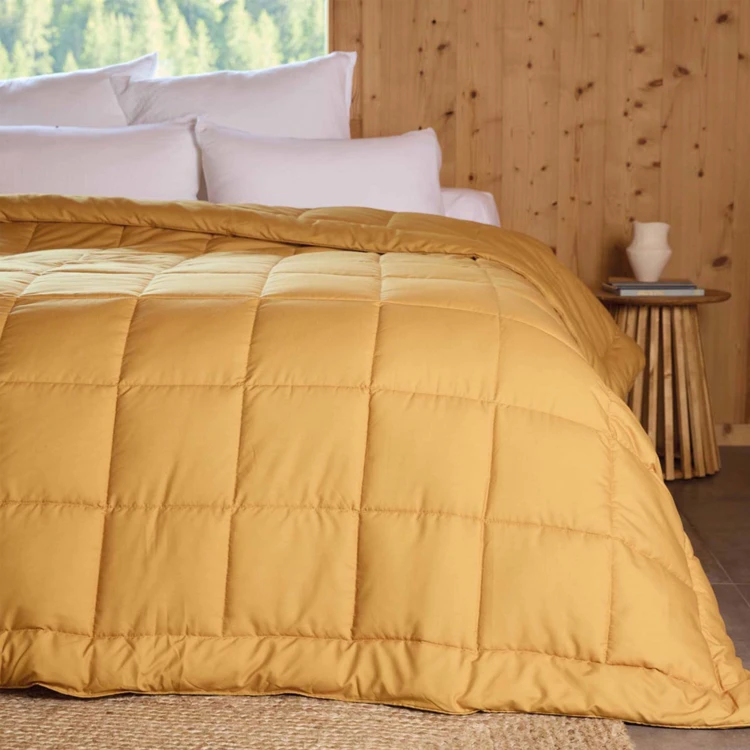 Dessus de lit matelassé peau de pêche Oekotex