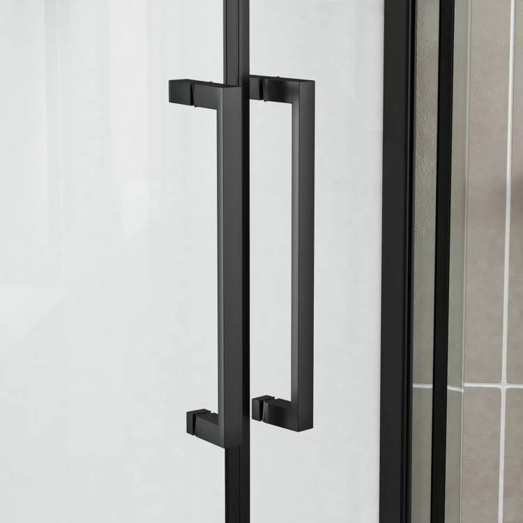 Cabine de douche hammam 1/4 de cercle hydromassant