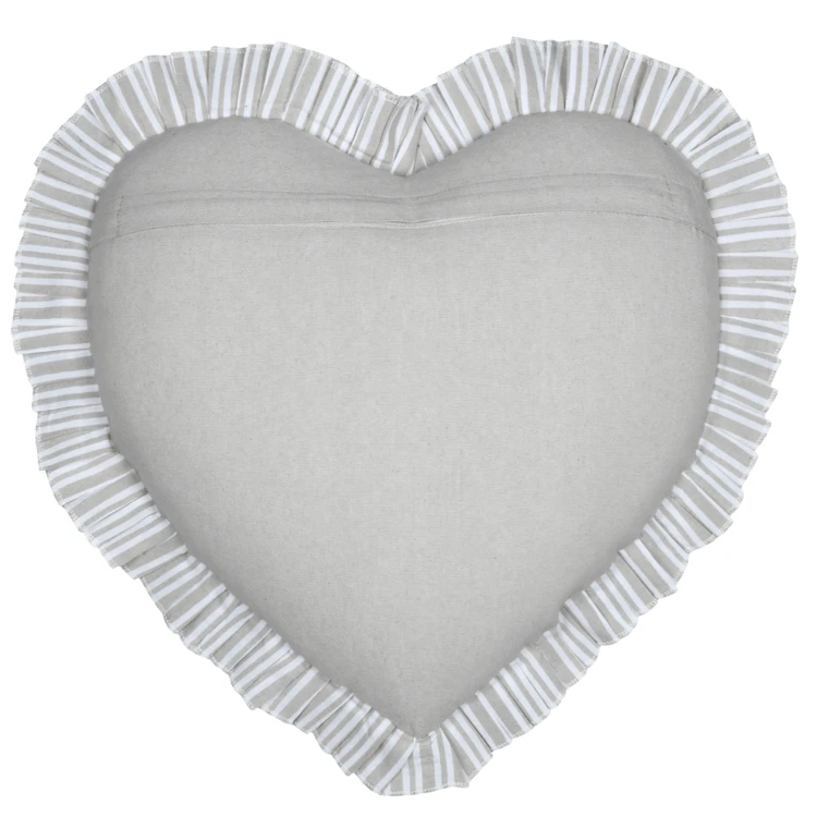 Coussin décoratif romantique en forme de coeur