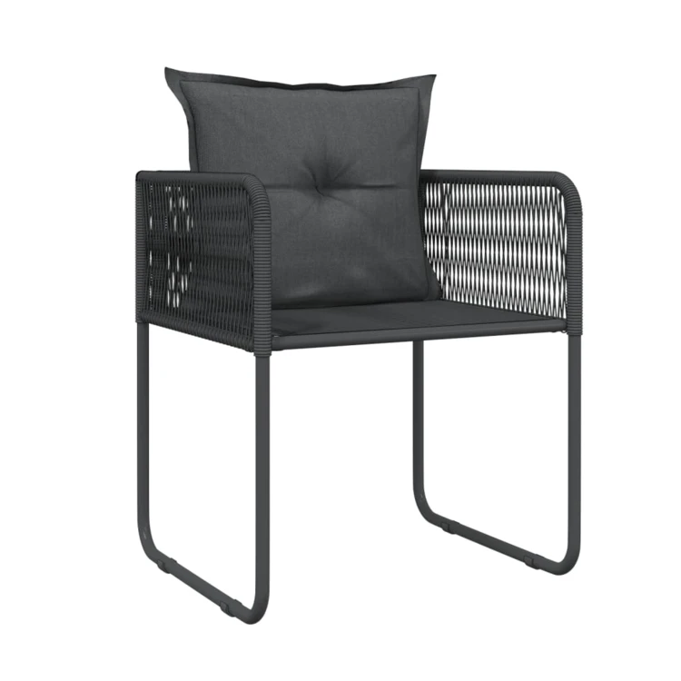 Juego de comedor de jardín de 9 piezas