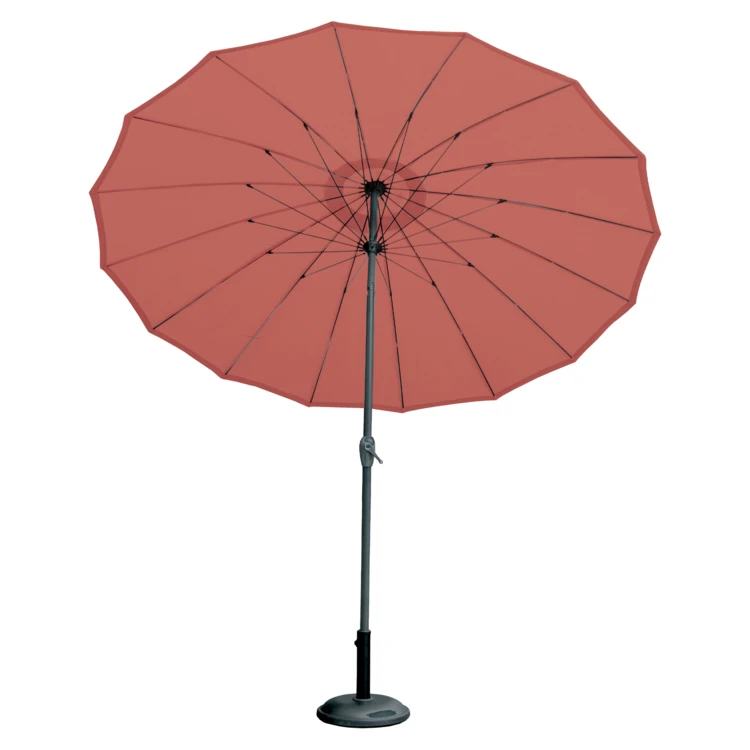Parasol à effet parapluie composé de 16 baleines