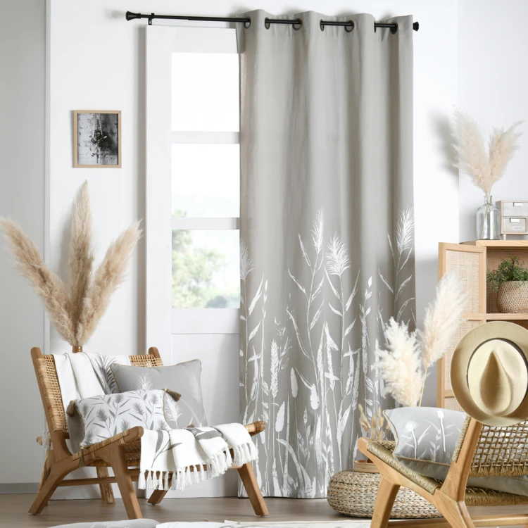 Coussin décoratif pampa en coton