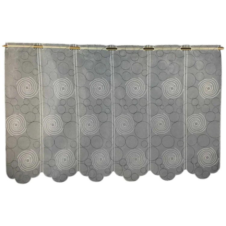 Brise bise en organza brodé crème