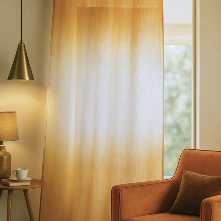 Voilage tie and dye coloré