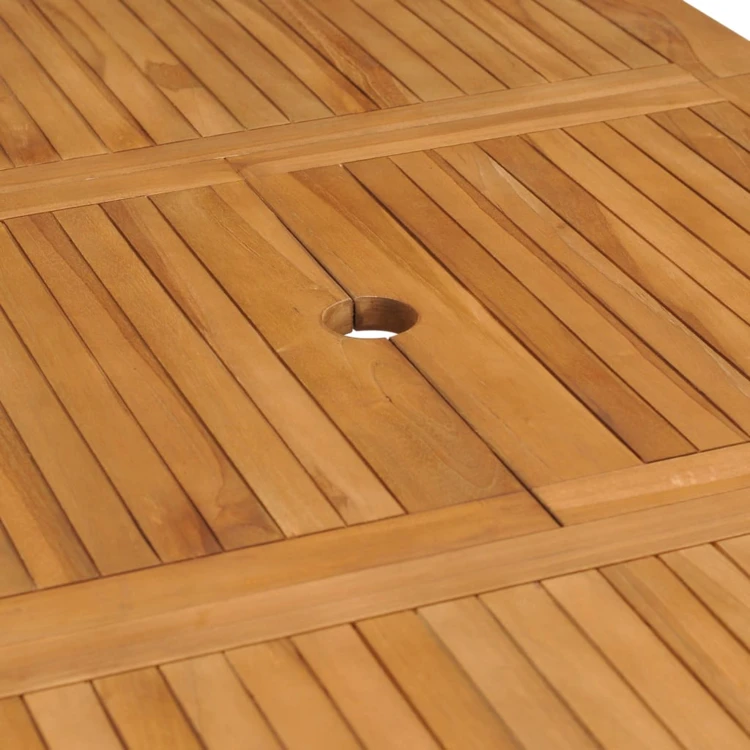 Table de jardin extensible en teck